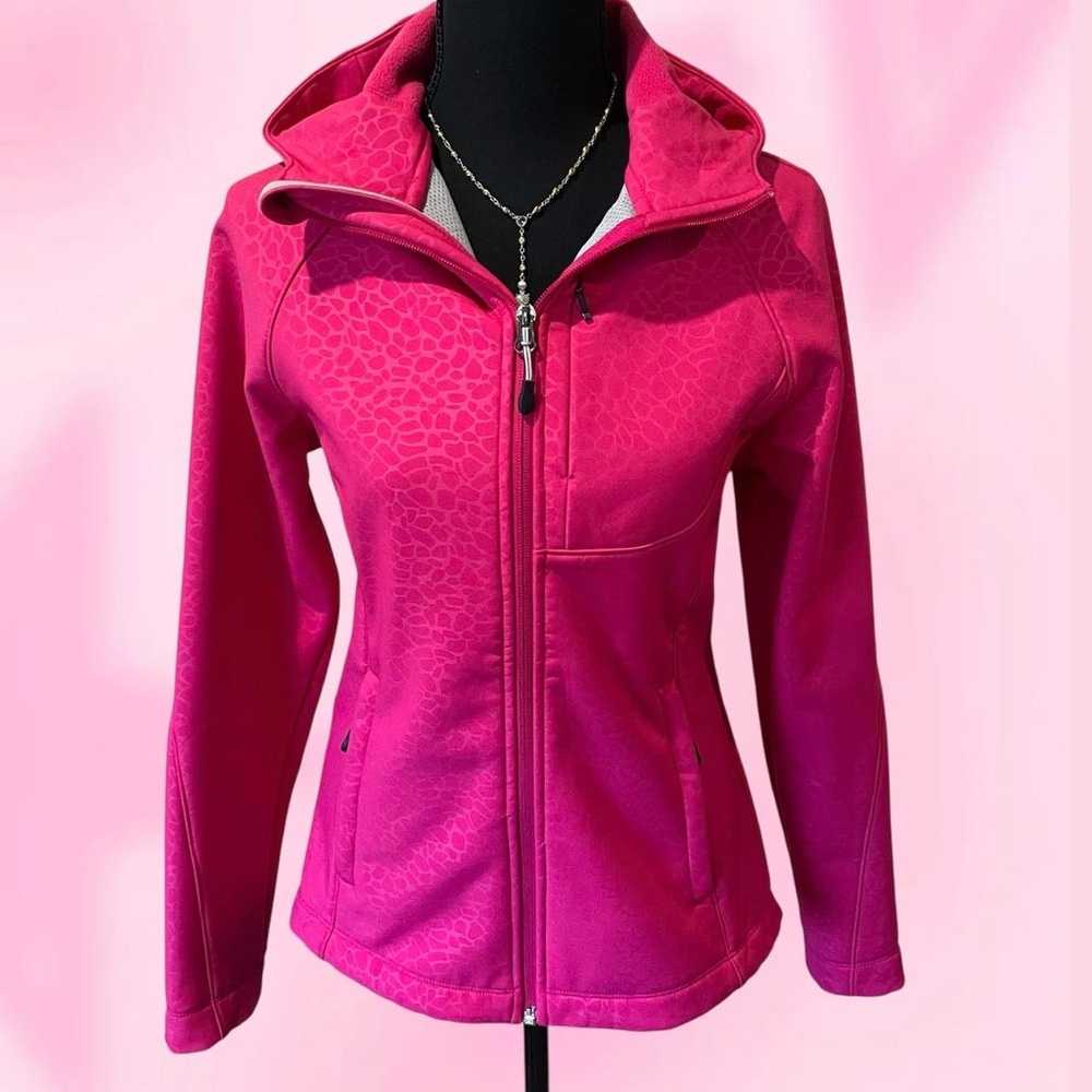 Kirkland hot pink hooded jacket